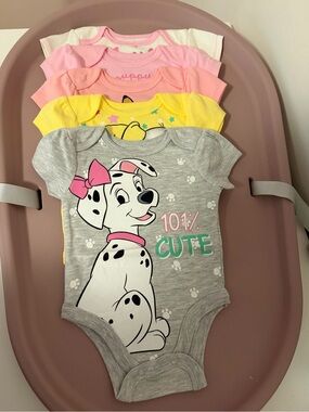Disney Set of 5 Shirts 3-6mos